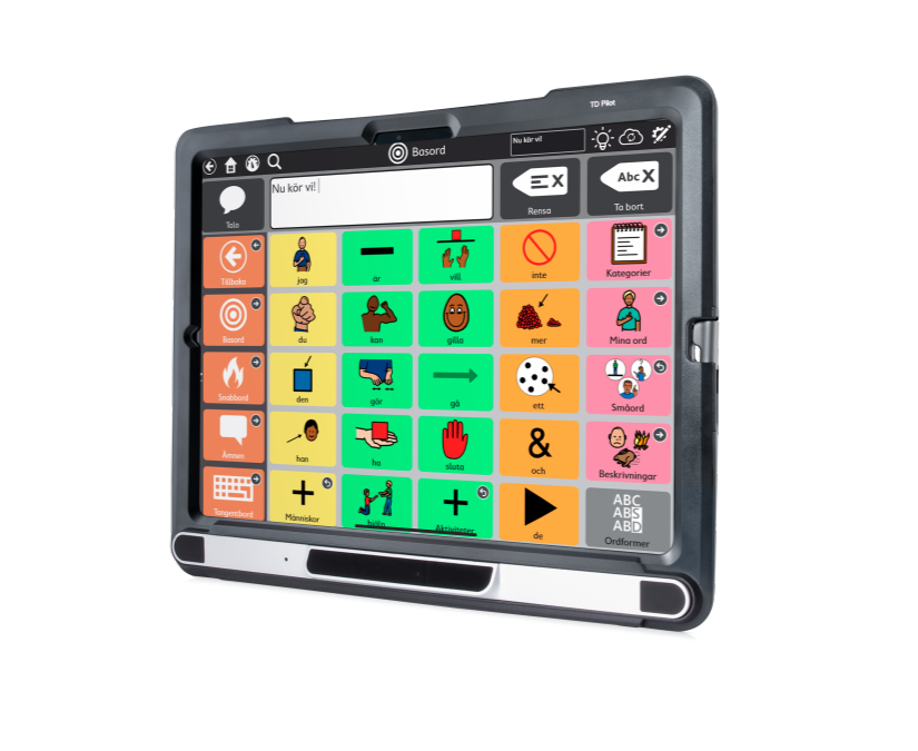 Tobii Dynavox TD Pilot med appen TD Snap