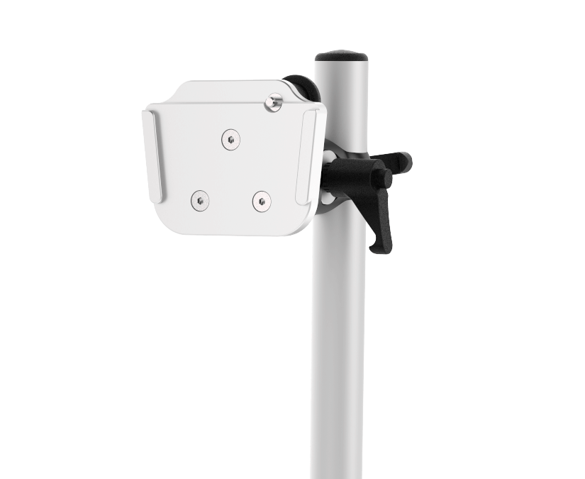 Tobii Dynavox Rehadapt Tabletop TS XL närbild på den justerbara monteringsplattan