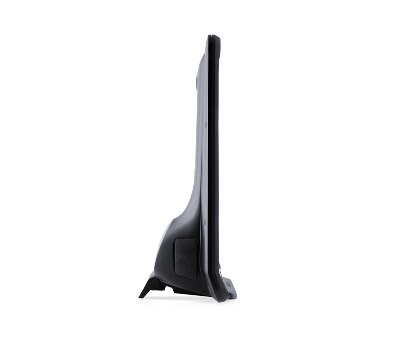 Tobii Dynavox justerbar basplatta för I-Serien på en  I-16 sedd från sidan