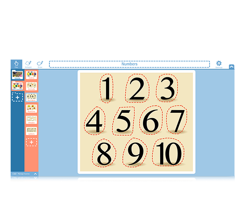 Tobii Dynavox Snap Scene sifferträning