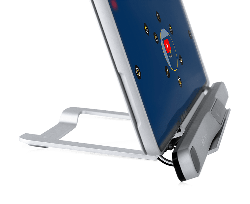 Tobii Dynavox PCEye-hållare tillsammans med Surface Pro och PCEye