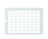 Speech Case Keyguard för TD Snap med 7x7 rutnätsstorlek 8x8 Totalt rutnät inklusive menyåtkomst, meddelandefält och verktygsfält