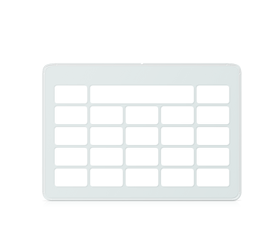 TD Snap 5 x 5 keyguard with message window