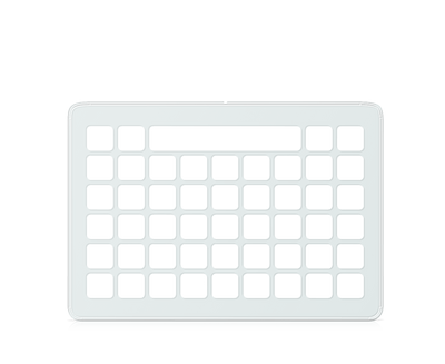 Communicator 5 9 x 6 keyguard with message window