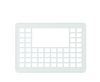 Communicator 5 10 x 8 keyguard with message window