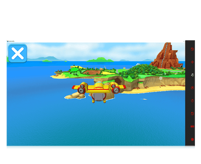 Eye Can Fly eye gaze game flight school screenshot