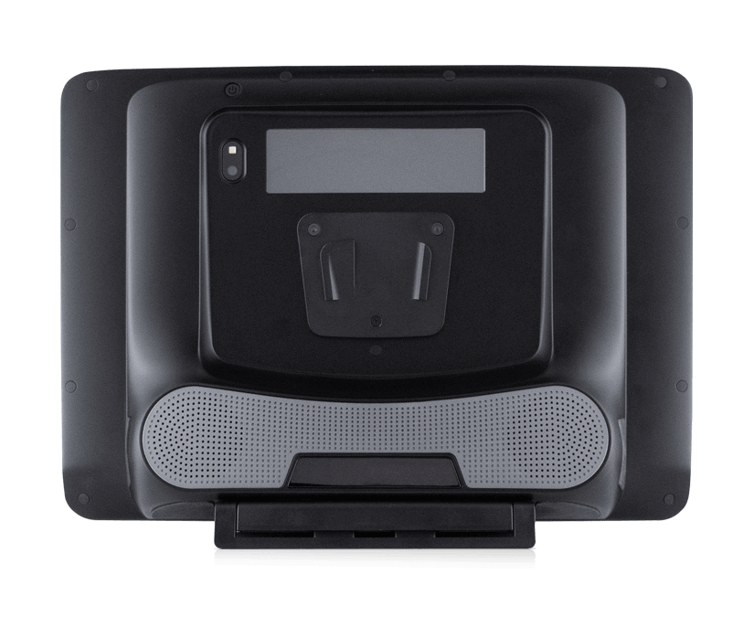 Tobii Dynavox justerbar basplatta för I-Serien på en I-16 sedd bakifrån