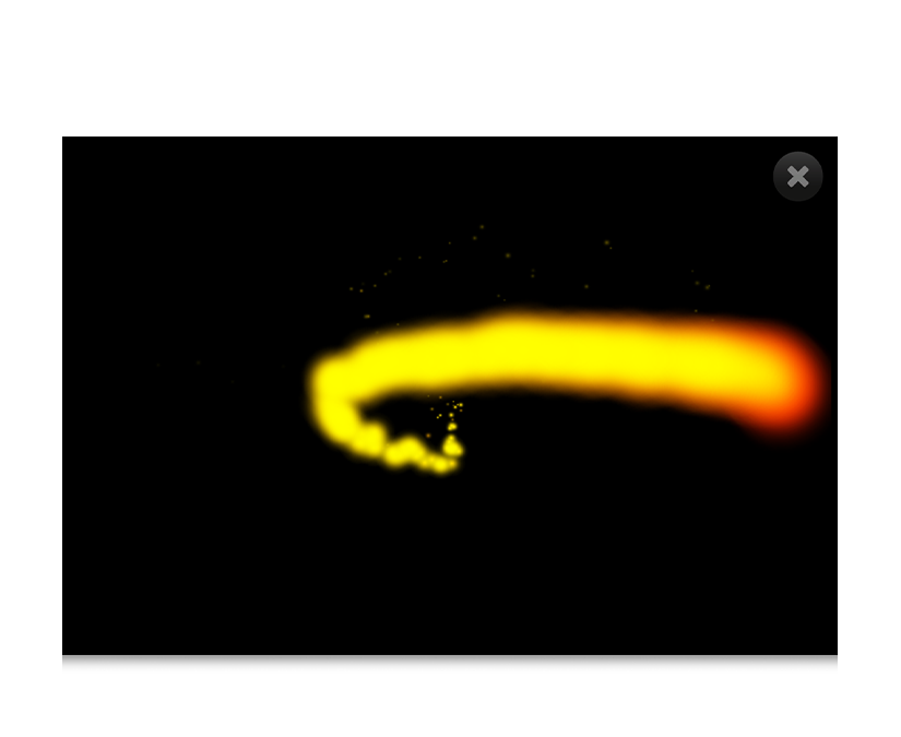 Sensory Eye FX 2 skärmbild för att träna på ögonstyrning 