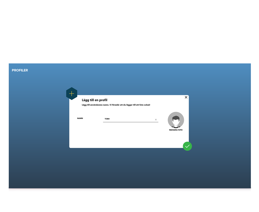 Tobii Dynavox Pathways for Core First inloggningsskärm