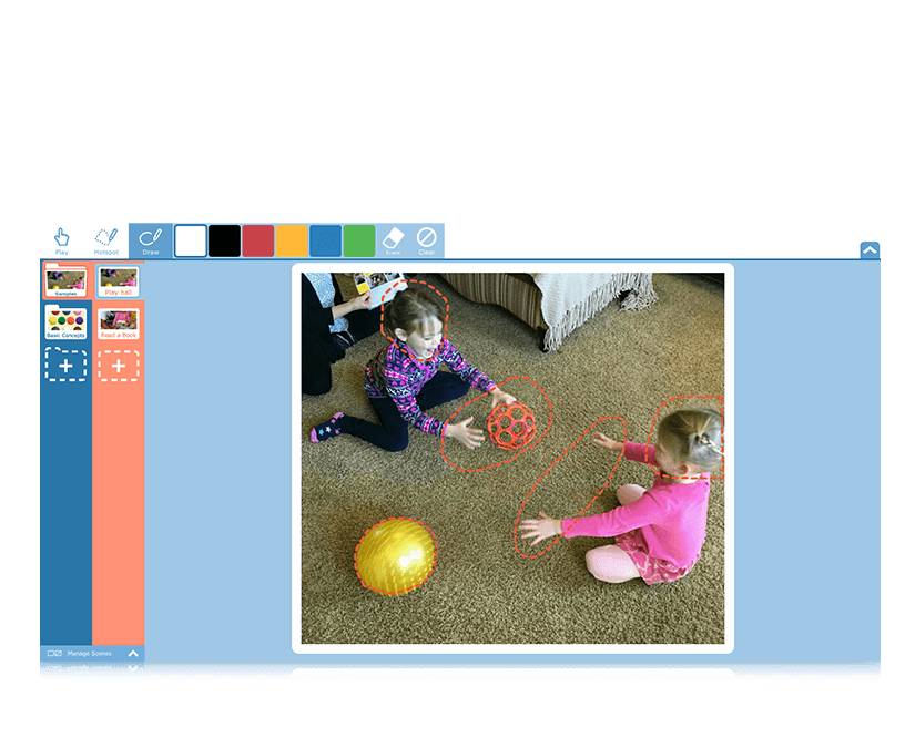 Tobii Dynavox Snap Scene lekläge