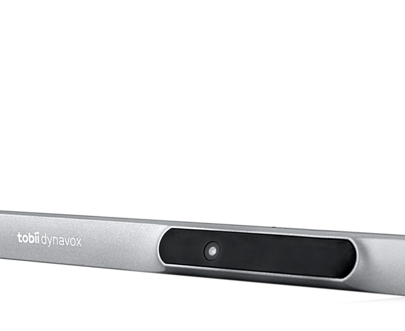 Tobii Dynavox PCEye närbild på världsledande lättåtkomlig ögonstyrning.