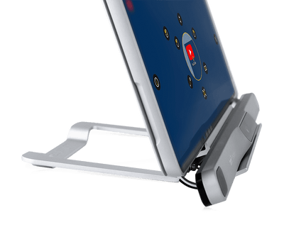 Tobii Dynavox PCEye-hållare tillsammans med Surface Pro och PCEye