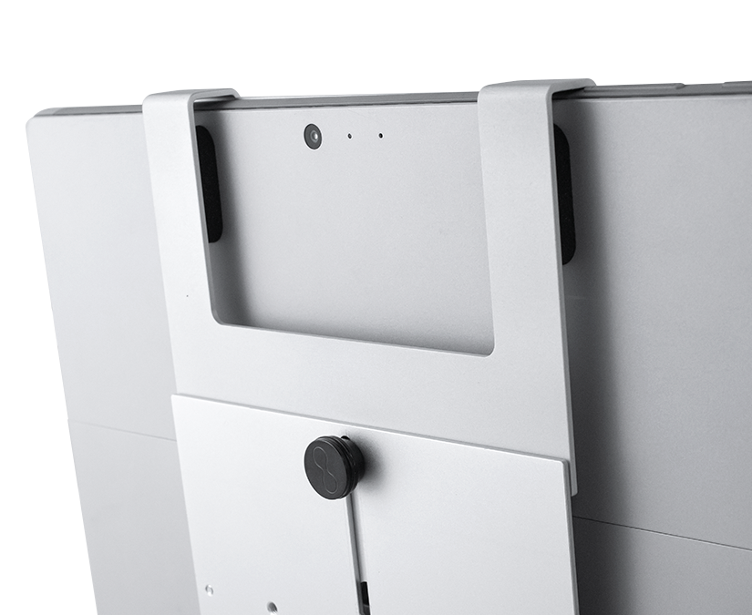 Tobii Dynavox PCEye- hållare vinklad baksida